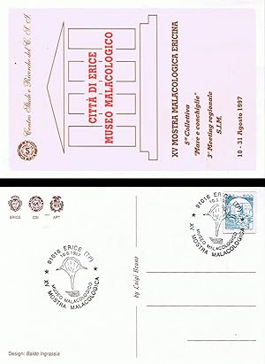 Immagine del venditore per 15 Mostra malacologica di Erice (1997). with stamp and special malacological postmark venduto da NATURAMA