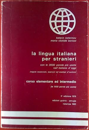 Image du vendeur pour La lilngua italiana per stranieri mis en vente par biblion2