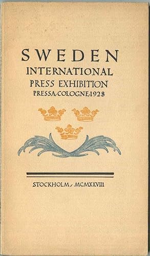 Sweden - International Press Exibition Pressa / Cologne 1928