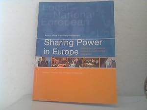 Sharing Power in Europe. - Striking the right balance between EU und member state action. /(=Reco...