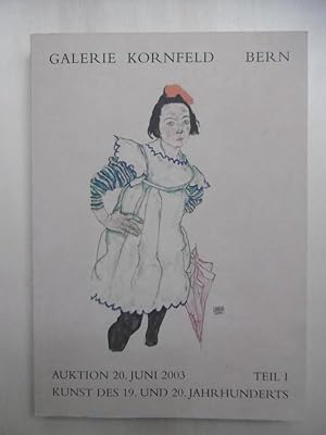 Imagen del vendedor de Auktion 230 - I.Teil (Auktion in Bern, 20.Juni 2003). 150 ausgewhlte Kunstwerke des 19. und 20.Jahrhunderts. a la venta por Antiquariat Steinwedel