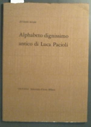 Alphabeto dignissimo antico di Luca Pacioli