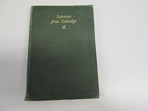 Seller image for Selections from the Poems of Coleridge. Edited by A. H. R. Ball (Selected English Classics.) for sale by Goldstone Rare Books