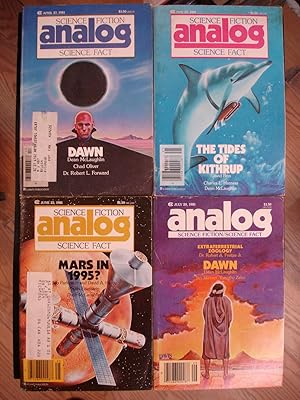 Immagine del venditore per Dawn as serialized in four parts in Analog: Science Fiction/Science Fact (April 1981, May 1981, June 1981, July 1981 / Vol. CI, Nos. 5-8) venduto da The Merrickville Book Emporium