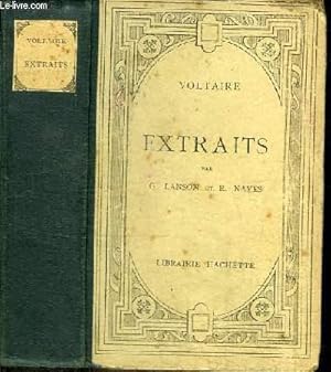 Seller image for EXTRAITS DE VOLTAIRE for sale by Le-Livre