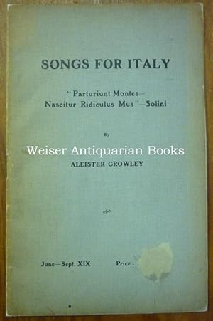 Songs For Italy.