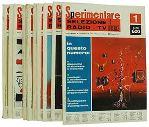 SPERIMENTARE - SELEZIONE DI TECNICA RADIO-TV. Annata 1972 : 10 fascicoli.: