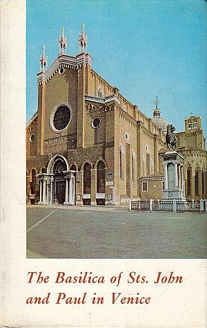 Seller image for The Basilica of SS. John and Paul in Venice for sale by LEFT COAST BOOKS