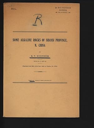 Some Alkaline Rocks of Shansi Province, N. China. Reprinted from Bull. of the Geol. Instit. of Up...