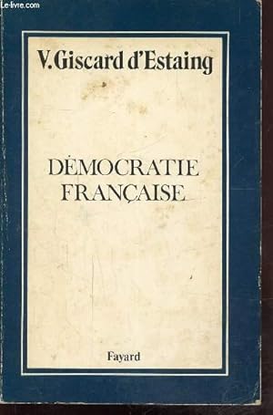 Bild des Verkufers fr DEMOCRATIE FRANCAISE zum Verkauf von Le-Livre