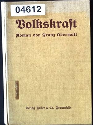 Bild des Verkufers fr Volkskraft zum Verkauf von books4less (Versandantiquariat Petra Gros GmbH & Co. KG)