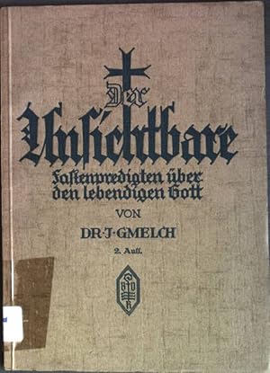 Seller image for Der Unsichtbare ber den lebendigen Gott for sale by books4less (Versandantiquariat Petra Gros GmbH & Co. KG)