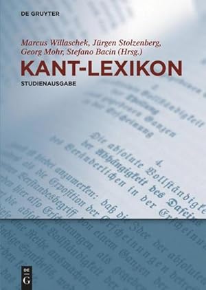 Seller image for Kant-Lexikon : Studienausgabe for sale by AHA-BUCH GmbH