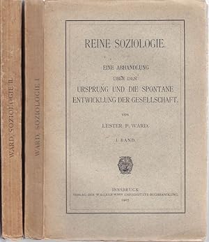 Bild des Verkufers fr Reine Soziologie. Eine Abhandlung ber den Ursprung und die spontane Entwicklung der Gesellschaft. zum Verkauf von Antiquariat Krikl