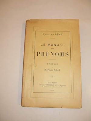 Seller image for LE MANUEL DES PRENOMS for sale by LIBRAIRIE PHILIPPE  BERTRANDY