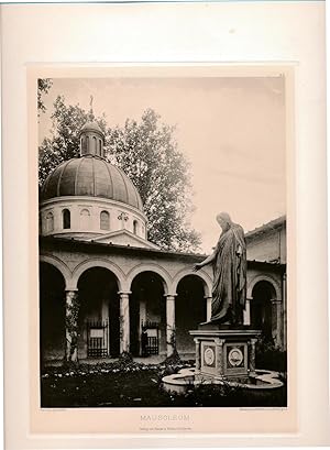 Photographie Fotografie von Otto Rau in Heliogravüre auf Kupferdruck-Karton