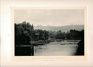 Photographie Fotografie von Otto Rau in Heliogravüre auf Kupferdruck-Karton