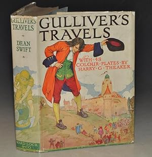 Gulliver&apos;s Travels. With 48 colour plates by Harry G. Theaker.