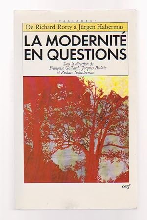 Seller image for De Richard Rorty  Jrgen Habermas: La modernit en questions, for sale by L'Odeur du Book