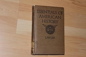 Seller image for Essentials of American history. for sale by Bockumer Antiquariat Gossens Heldens GbR