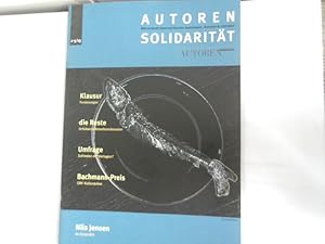 Imagen del vendedor de Das angekndigte Ende des Bachmann-Preises, in: AUTOREN SOLIDARITT. BRSENBLATT STERREICHISCHER AUTORINNEN; AUTOREN & LITERATUR. 2-3/13. a la venta por Antiquariat Bookfarm