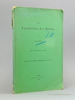 Bild des Verkufers fr ber Variationen der Blten. zum Verkauf von Bibliotheca Botanica