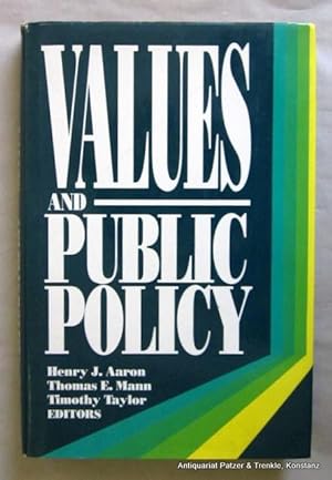Edited by Henry J. Aaron, Thomas E. Mann & Timothy Taylor. Washington, DC, The Brookings Institut...
