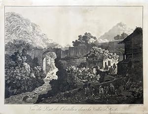 Vue du Pont de Chatillion dans la Vallée d'Host.