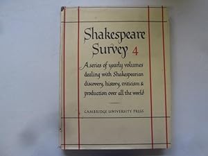 Immagine del venditore per Shakespeare Survey 4 venduto da Goldstone Rare Books