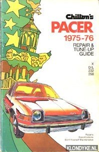 Bild des Verkufers fr Chiton's repair and tune-up guide Pacer 1975 - 1976 zum Verkauf von Klondyke