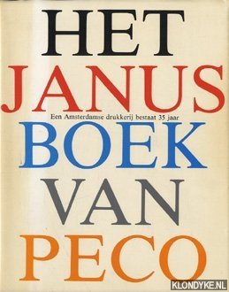Bild des Verkufers fr Het janusboek van Peco zum Verkauf von Klondyke