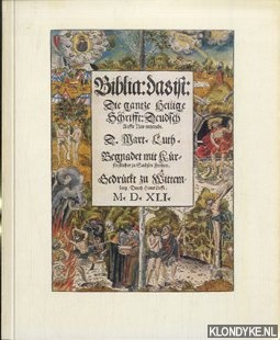 Seller image for Biblia deutsch: Luthers Bibelbersetzung und ihre Tradition for sale by Klondyke