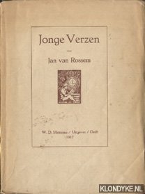 Seller image for Jonge Verzen for sale by Klondyke