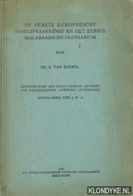 Image du vendeur pour De eerste Europeesche tamilspraakkunst en het eerste Malabaarsche glossarium mis en vente par Klondyke