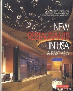 Imagen del vendedor de New Restaurants in USA and East Asia a la venta por Klondyke