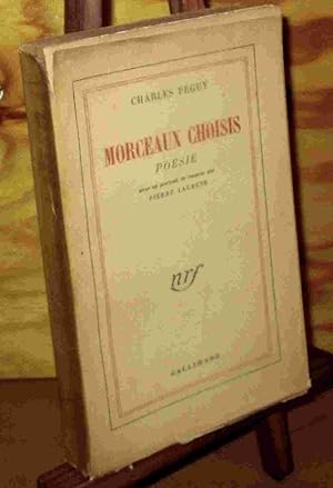 Seller image for MORCEAUX CHOISIS, POESIE for sale by Livres 113