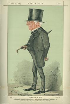 Imagen del vendedor de Statesmen, No. 4. Right Hon. Robert Lowe. February 27, 1869. a la venta por Wittenborn Art Books