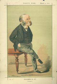 Imagen del vendedor de Statesmen, No. 107. "Newspapers." The Right Hon. W. H. Smith, M.P., First Lord of the Treasury. March 9, 1872. a la venta por Wittenborn Art Books