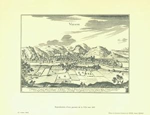 Imagen del vendedor de Vienne. Reproduction D'une Gravure De La Ville vers 1655. a la venta por Wittenborn Art Books