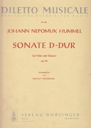 Immagine del venditore per Flute Sonata in D major, Op.50 - Flute & Piano venduto da Hancock & Monks Music