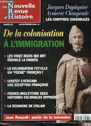 Seller image for LA NOUVELLE REVUE D'HISTOIRE N 22 JANVIER FEVRIER 2006 - En pensant  Catherine C. - Pierre Hadot de la philosophie  l'histoire - Philippe II un grand d'Espagne - Louis Mandrin le brigant bien aim - l'Europe de Mozart, G.Lenotre reporter du pass etc. for sale by Le-Livre