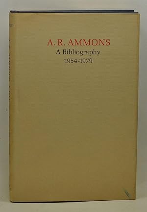 Imagen del vendedor de A. R. Ammons: A Bibliography 1954-1979 a la venta por Cat's Cradle Books