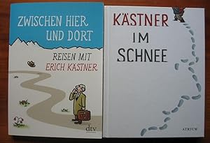 Image du vendeur pour 1) Zwischen Hier und Dort. Reisen mit Erich Kstner UND 2) Kstner im Schnee. Geschichten, Gedichte, Briefe mis en vente par Versandantiquariat Karsten Buchholz