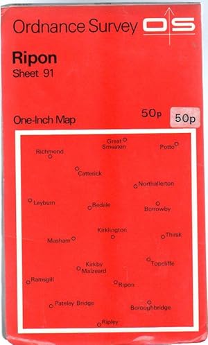 Ordnance Survey One-Inch Map Sheet 91 - Ripon