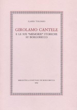 Girolamo Cantele (1827-1897) e le sue "Memorie" Storiche su Borgoricco