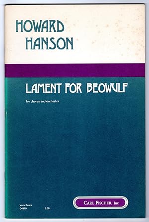 Lament for Beowulf - for Chorus and Orchestra, Op.25 [VOCAL-PIANO SCORE]