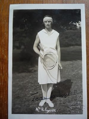 Signed postcard of Joan W. Lycett (SIGNED)