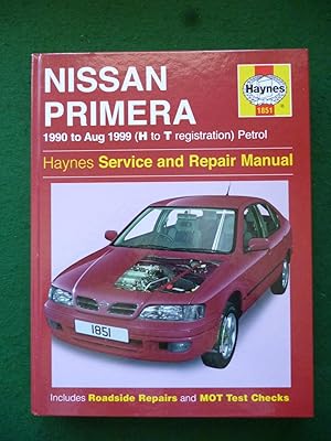 Nisssan Primera 1990 to 1999 (H to T Registration) Petrol: Haynes Service and Repair Manual