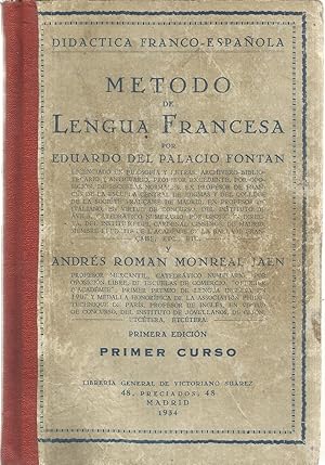 Imagen del vendedor de Metodo de lengua Francesa Didactica Franco-Espaola (primer curso) a la venta por TU LIBRO DE OCASION