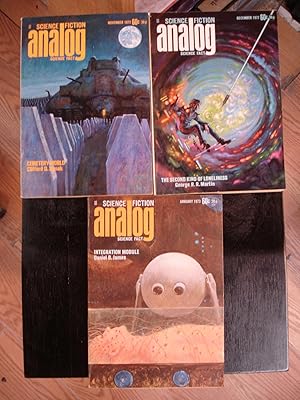 Immagine del venditore per Cemetery World as serialized in Analog: Science Fiction/Science Fact (November 1972, December 1972, and January 1973 / Vol. XC, Nos. 3-5) venduto da The Merrickville Book Emporium